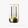 Portable rechargeable LED crystal table lamp